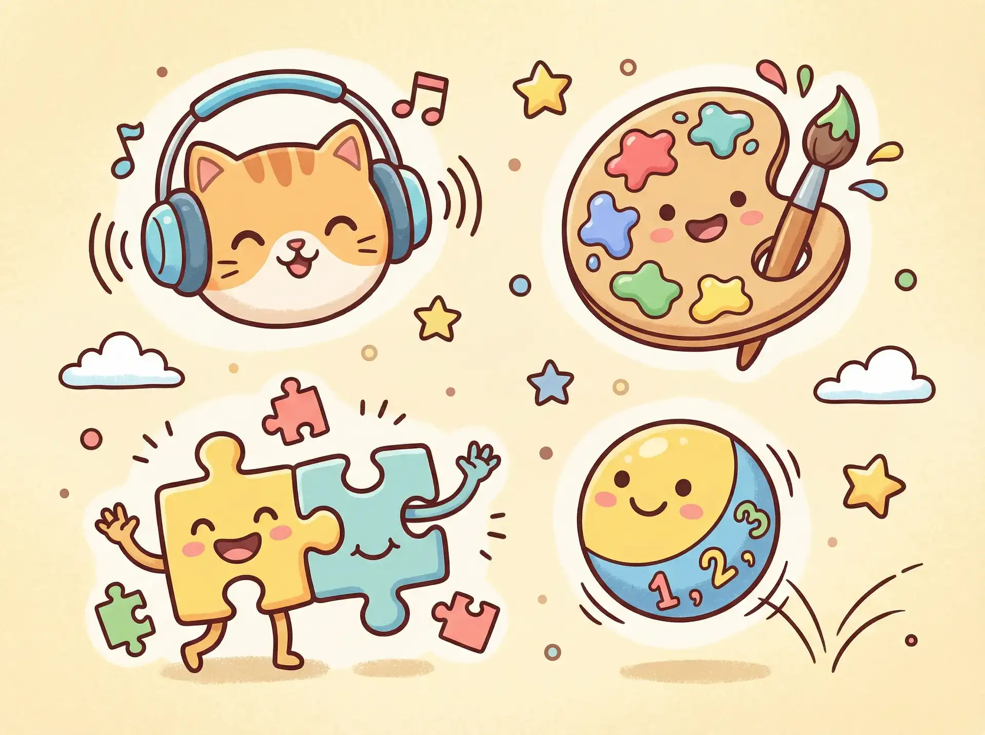 小朋友的手工作品 - 陈小姐的初夜 益智创作